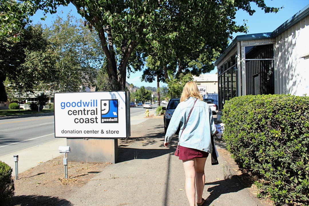 Saturday, October 12th, 2019, 2:00pm. Mia von Knorring, a fourth-year biomedical engineering major, spends a weekend afternoon searching for hidden gems at Goodwill Central Coast in San Luis Obispo. 